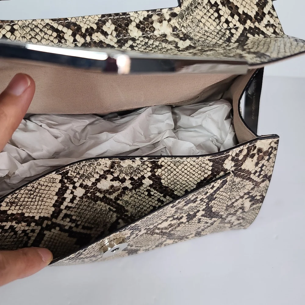 Worthington Natural Snake Purse. New With Tags.